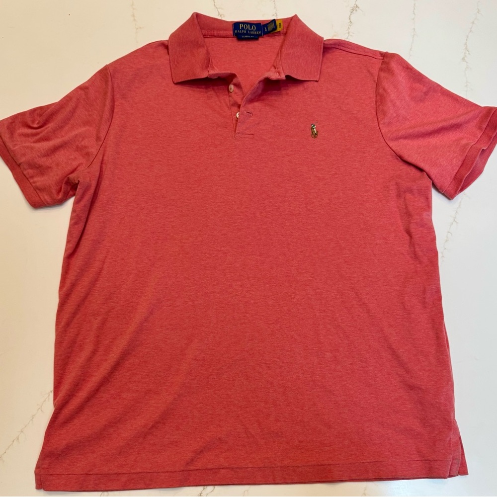 Ralph Lauren Men's Classic Red Polo Shirt